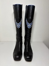 Tall Paul Bond Western Custom Men's Boots 11AA Narrow shaft Blk leather C Desc-J