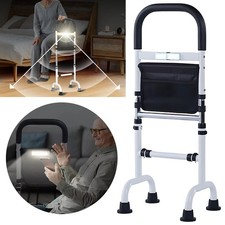 Standing Assist Chair W/ LED Light Patient Lift Mobility Handle Aid For Elderly