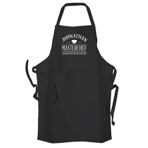 Personalised mens master - master, chef
