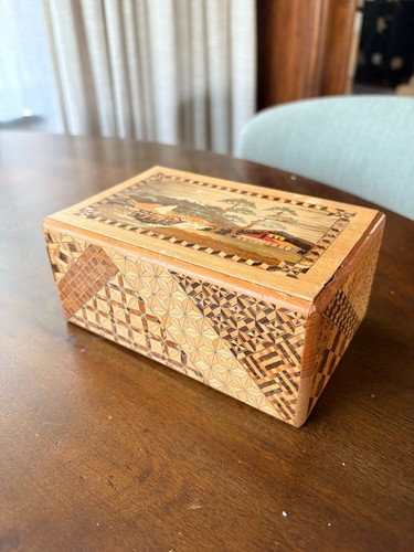 Vintage japanese marquetry - japanese,