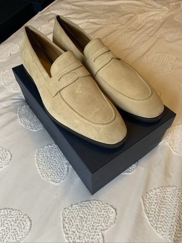 Herring cream suede loafer - suede,