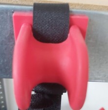 Sea fishing rod rest pier boat rail holder Flat backed boat Red