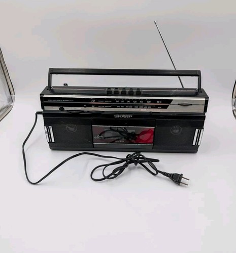 Sharp 242 vintage boombox - sharp,