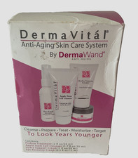 DermaVital 4 Step Skin Care Anti-Aging Factory Sealed DermaWand New Open Box