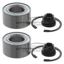 Front Wheel Bearing Kits Renault Kangoo Mk2 Van 2008-2012 72mm Outer 1 Pair