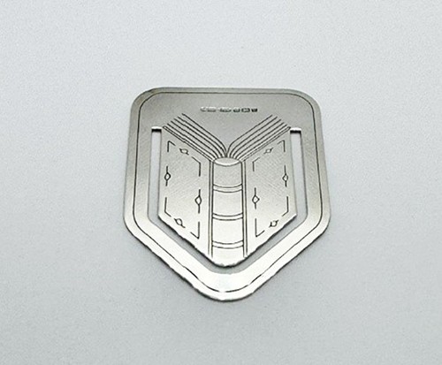 Emblem shaped bookmark with - bookmark,