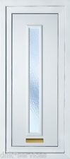 WHITE FULL HEIGHT UPVC DOOR PANEL ( ROME ONE ) CUT TO SIZE FOR FREE