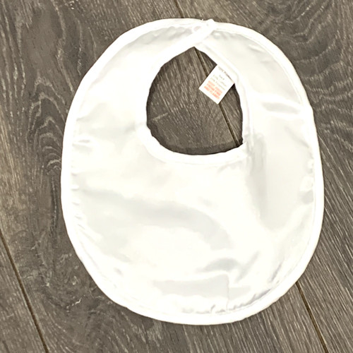 Baby satin bib - satin,