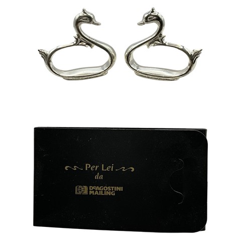 Pair silver plated - plated, napkin