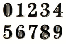 Self adhesive door numbers - door,