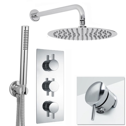 Handheld shower set round - handheld,