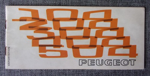 Peugeot range orig 1975 mkt - peugeot,