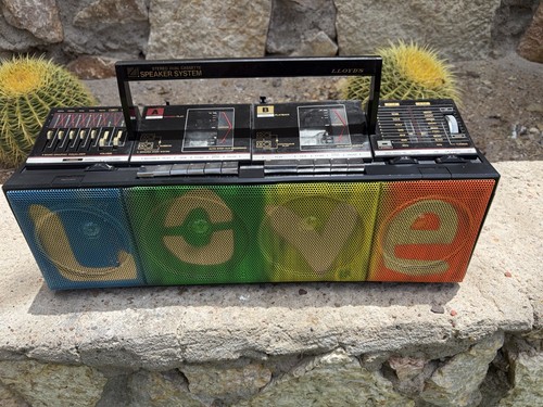 Vintage boombox lloyds v444 - vintage,