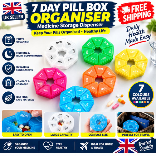 Day weekly daily - pill, box