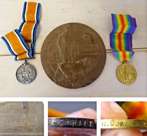 Named victory medal - medal, +
