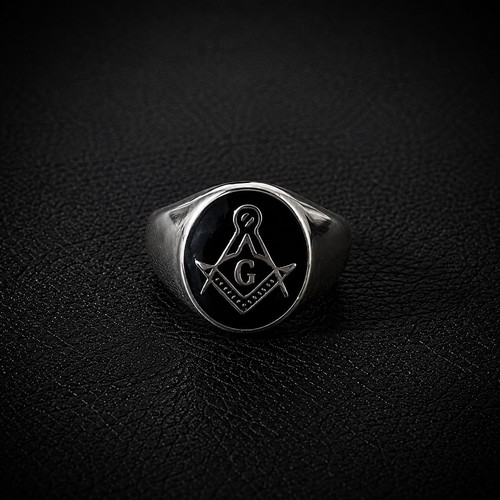 Freemason signet ring - freemason, |