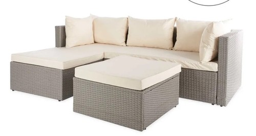 Gardenline rattan corner sofa - rattan,