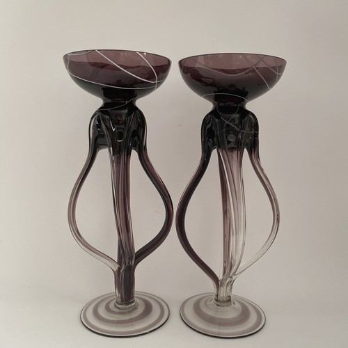 Hand blown polish purple - blown,