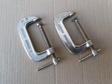 Vintage Pair of Record Junior G Clamp No.2 Made in England
