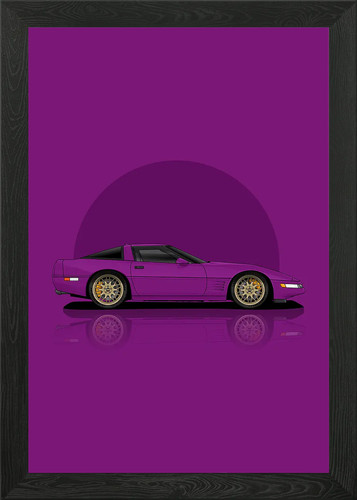 Art chevrolet corvette - corvette, c4