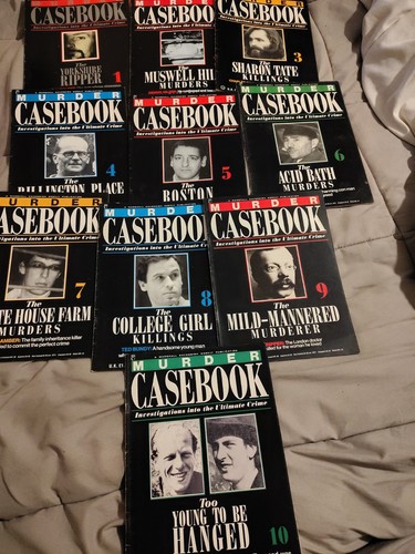 Murder casebook magazine - murder,