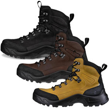 ECCO Mens Offroad M Waterproof Walking Boots Nubuck Leather Hiking Shoes