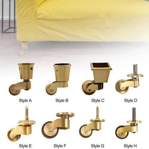 Furniture caster brass - caster,