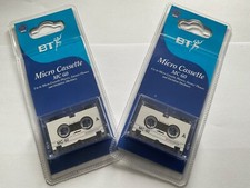 2 x BT MC-60  Micro cassette Microcassette brand new sealed unused