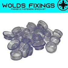 Clear Plastic PVC Roofing Sheet Screw Cover Caps - Corrugated Roofing Sheet Caps