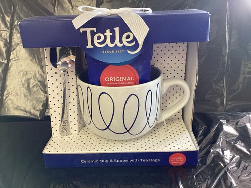 Tetley ceramic mug spoon - ceramic, &