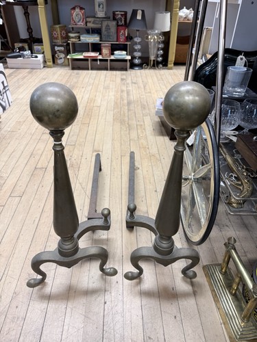 Pair antique cast iron - pair,
