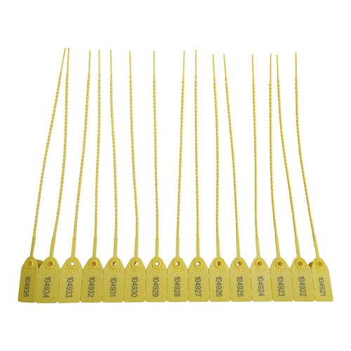 100x 25cm yellow - 100x, numbered