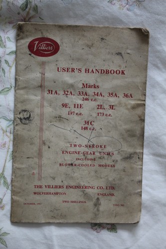 Villiers user handbook - villiers, user's