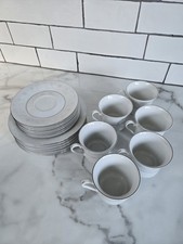 Vintage Crown Ming by Tienshan 18-Piece Tea Set - "Queen's Lace" style.