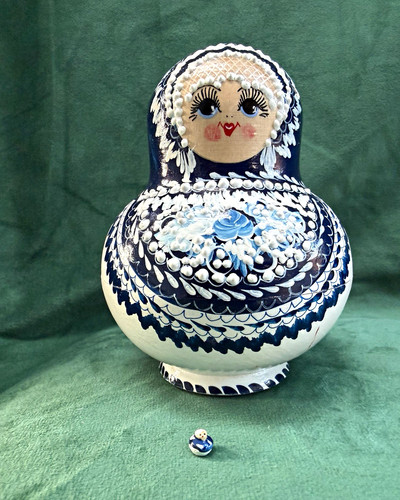 10pc russian nesting dolls - russian,