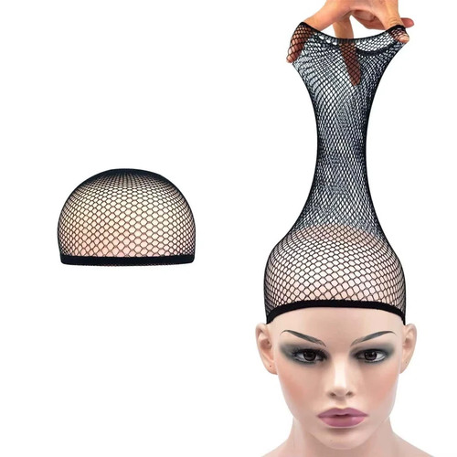 Black stretch mesh - black,