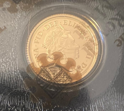 2019 gold half sovereign - gold,