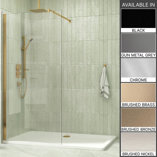 Walk wet room shower screen - wet,