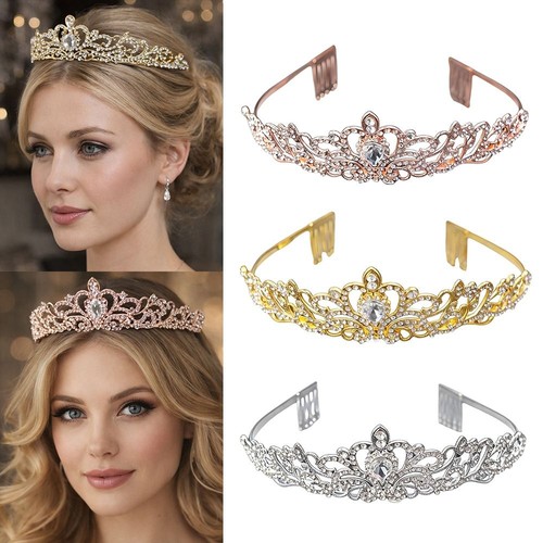 Silver color bridal - color, tiara