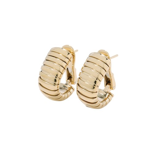 Bvlgari tubogas earrings 18k - bvlgari,