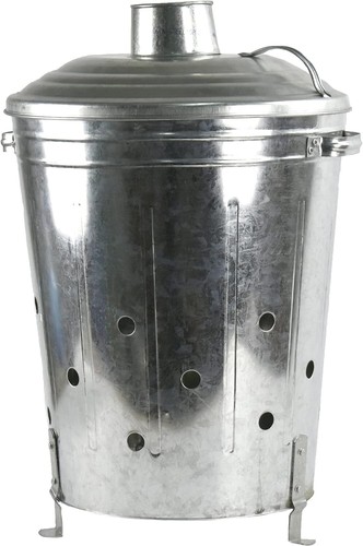 Galvanised incinerator fire - galvanised,