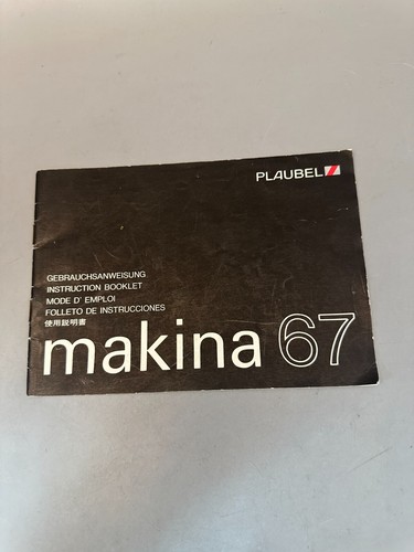 Original instructions manual - original,