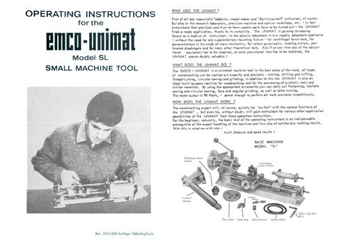Emco unimat mini lathe - mini,