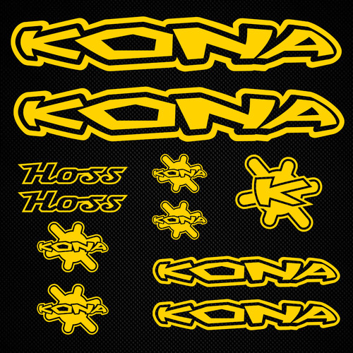 Kona hoss decals mountain - decals,