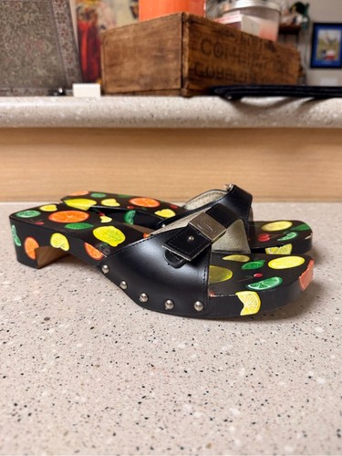 Vtg hand painted fruity - hand-painted,