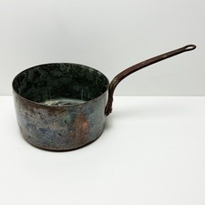 Antique LEGRY 2.R.Miromesnil France Large Copper Sauce Pan 10" / 25cm