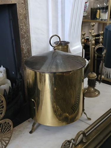 Vintage retro coal bucket with - vintage,