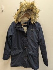 Craghoppers Aquadry Insulated Waterproof Parka Jacket Coat Size 8 Womens