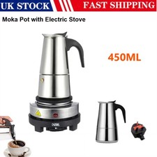 9 Cup Moka Pot with Electric