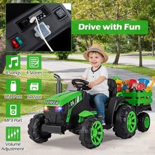 Kids 24V Ride On Tractor with